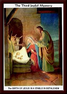 The Birth of Jesus in a Stable in Bethlehem