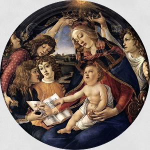 Botticelli, Sandro Madonna del Magnificat (Madonna del Magnificat) 1480-1481